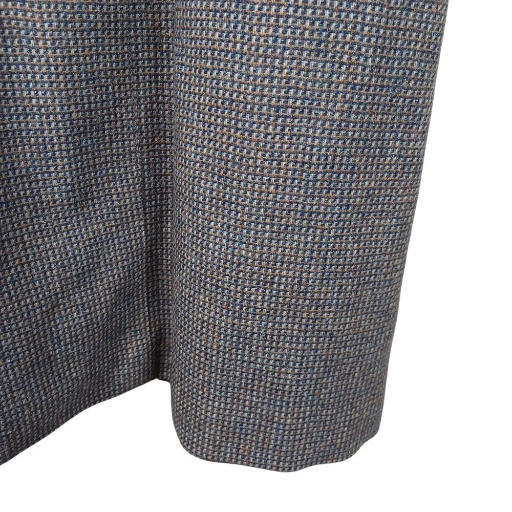 Evan Picone Vintage Dark Academia Wool A Line Union Made School Uniform Skirt 10